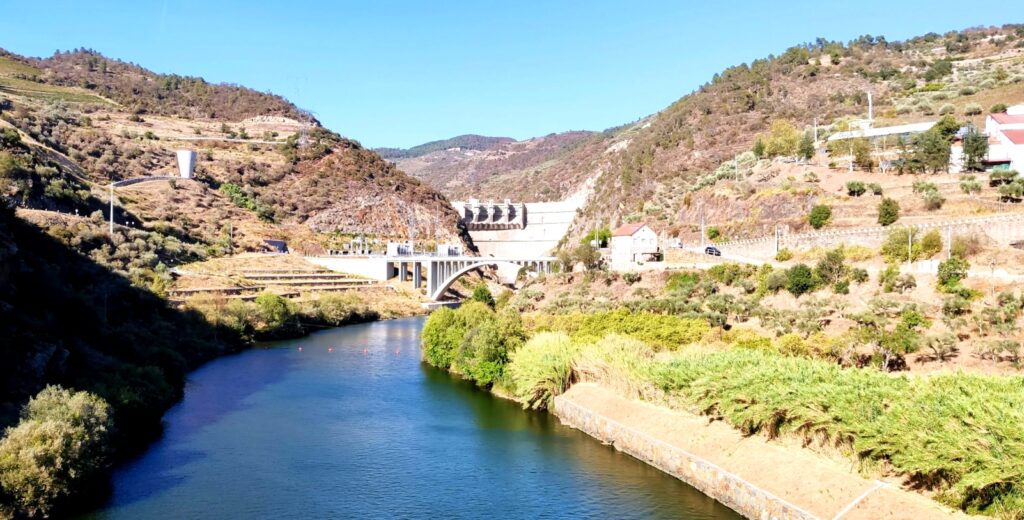 dam in the middle of nature